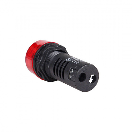 Сигнализатор звуковой CHINT ND16-22FS Φ22 мм красный LED АС220В фото 4