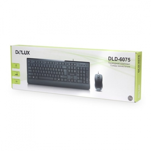Комплект Клавиатура + Мышь Delux DLD-6075OUB фото 4
