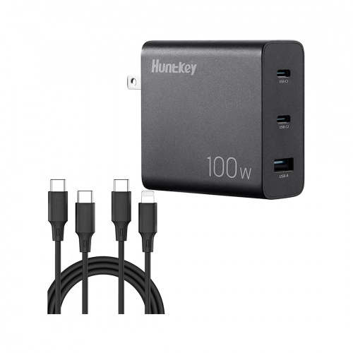 Зарядное устройство Huntkey 100W GaN Charger фото 2