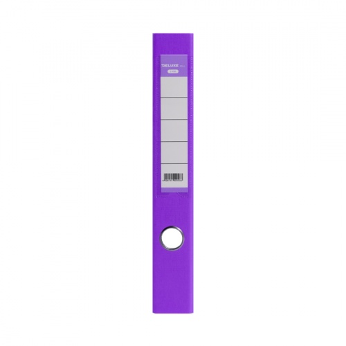 Папка-регистратор Deluxe с арочным механизмом, Office 2-PE1, А4, 50 мм, фиолетовый фото 4