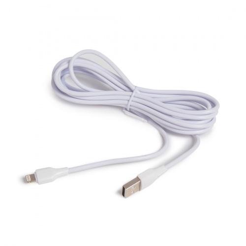 Интерфейсный кабель LDNIO Lightning LS543 3м 2,1A Белый фото 3
