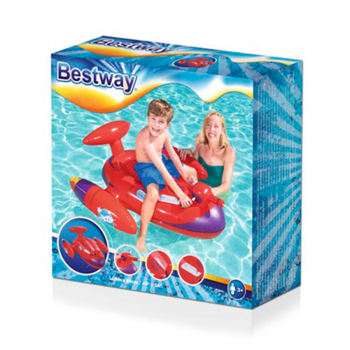 Надувная игрушка Bestway 41100 в форме космолёта для плавания фото 4