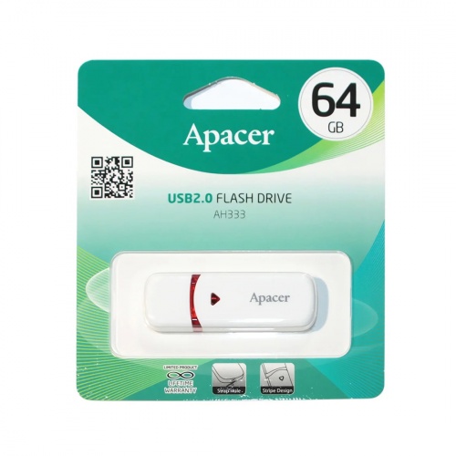USB-накопитель Apacer AH333 64GB Белый фото 4