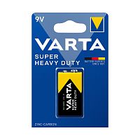 Батарейка VARTA Superlife (Super Heavy Duty) E-Block 9V - 6F22P 1 шт. в блистере