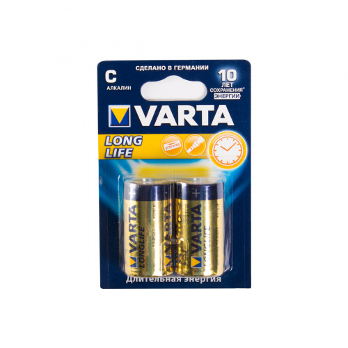 Батарейка VARTA Longlife Baby 1.5V - LR14/ C 2 шт. в блистере фото 3