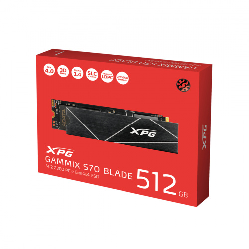 Твердотельный накопитель SSD ADATA XPG Gammix S70 Blade 512GB M.2 фото 4