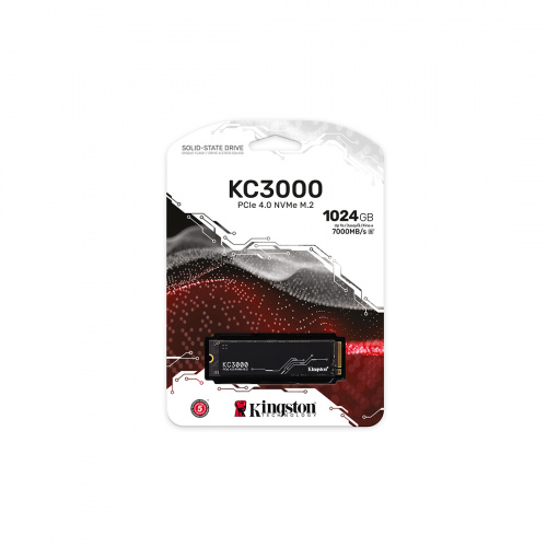 Твердотельный накопитель SSD Kingston SKC3000S/1024G M.2 NVMe PCIe 4.0 фото 2