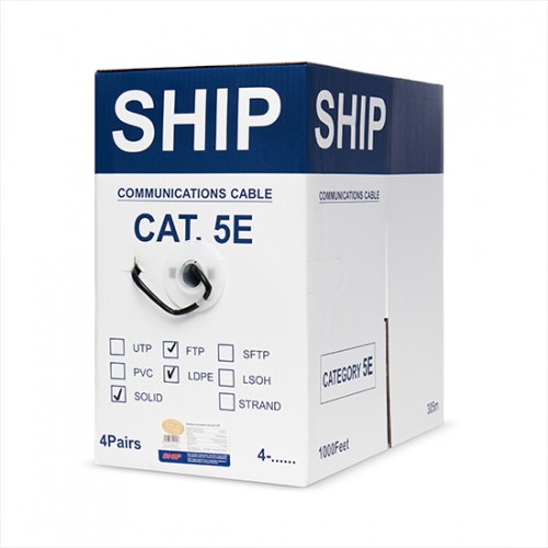 Кабель сетевой SHIP D146-P Cat.5e FTP 30В РЕ фото 4