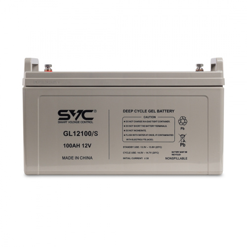 Аккумуляторная батарея SVC GL12100/S 12В 100 Ач (407*173*233) фото 3