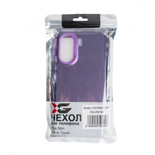 Чехол для телефона XG XG-HS188 для Redmi 13C/POCO C65 ТПУ Фиолетовый фото 4