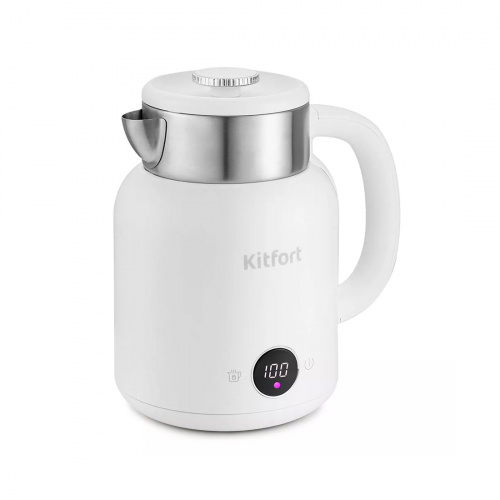 Чайник электрический Kitfort КТ-6196-2 белый фото 2