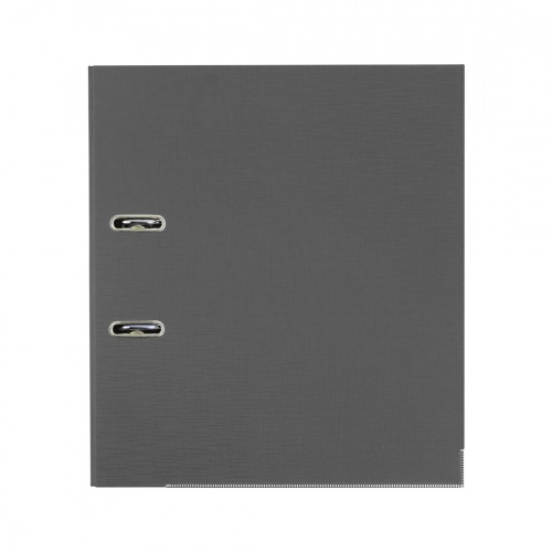 Папка-регистратор Deluxe с арочным механизмом, Office 2-GY27, А4, 50 мм, серый фото 3