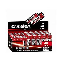 Батарейка CAMELION Plus Alkaline 20LR6+20LR03-SP4-CB 40 шт. в упак.