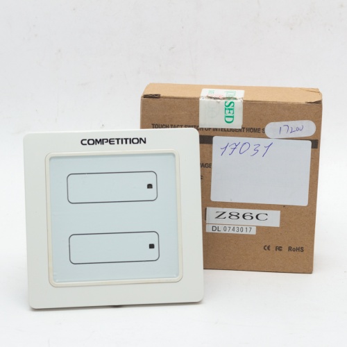 Беспроводной сенсорный переключатель для занавесок Competition Zigbee Z86C фото 2