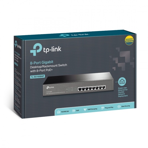 Коммутатор TP-Link TL-SG1008MP фото 4