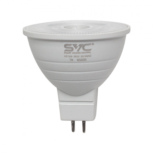 Эл. лампа светодиодная SVC LED JCDR-7W-GU5.3-6500K, Холодный фото 2