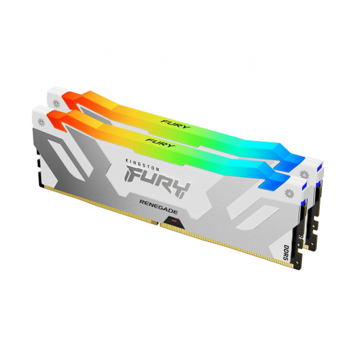 Комплект модулей памяти Kingston FURY Renegade RGB White XMP KF560C32RWAK2-32 DDR5 32GB (Kit 2x16GB) фото 2