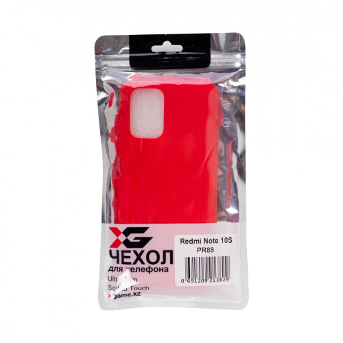 Чехол для телефона X-Game XG-PR89 для Redmi Note 10S TPU Красный фото 4