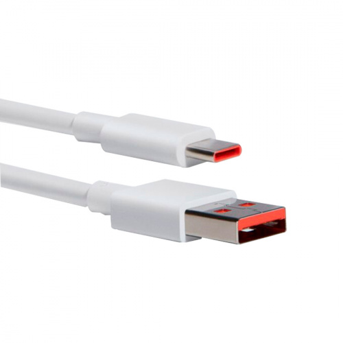 Интерфейсный кабель Xiaomi 6A Type-A to Type-C Cable Белый фото 3