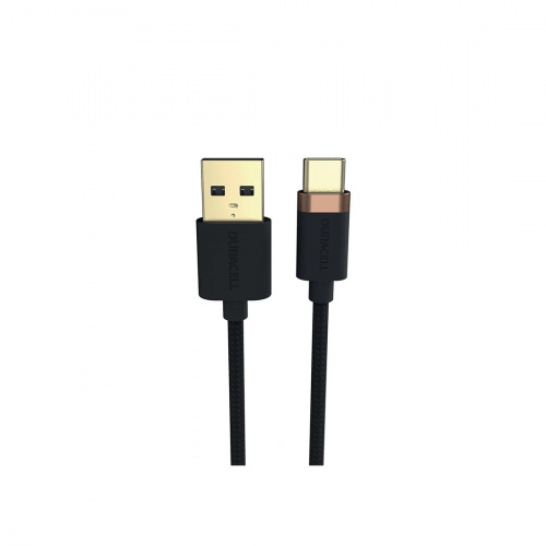 Интерфейсный кабель Duracell USB6061A USB-A to USB-C Черный фото 2