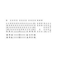 Набор кнопок на клавиатуру Steelseries PrismCAPS White- US (White)