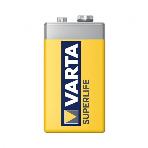 Батарейка VARTA Superlife (Super Heavy Duty) E-Block 9V - 6F22P 1 шт. в пленке фото 2