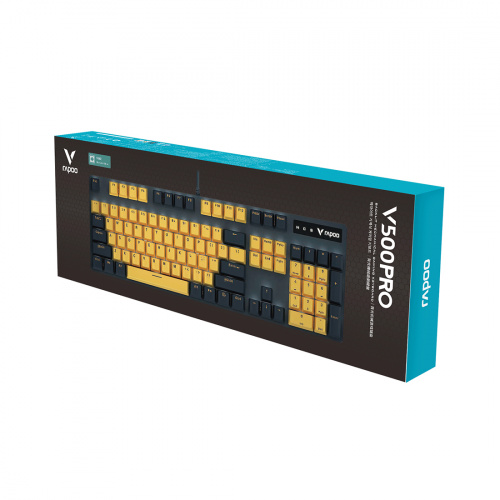Клавиатура Rapoo V500PRO Yellow Blue фото 4