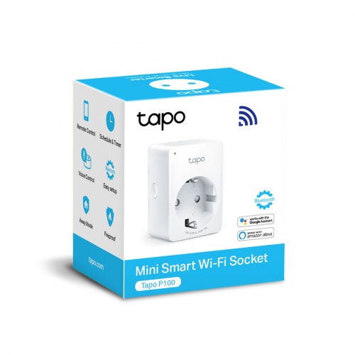 Умная мини Wi-Fi розетка TP-Link Tapo P100(1-pack) фото 4