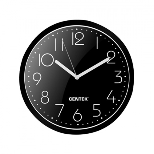 Часы настенные Centek СТ-7105 Черный фото 2