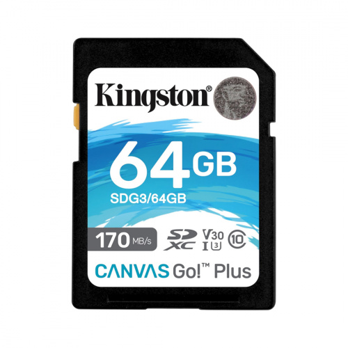 Карта памяти Kingston SDG3/64GB SD 64GB фото 3
