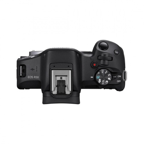 Цифровой фотоаппарат CANON EOS R50 + RF-S 18-45 mm IS STM Black фото 4