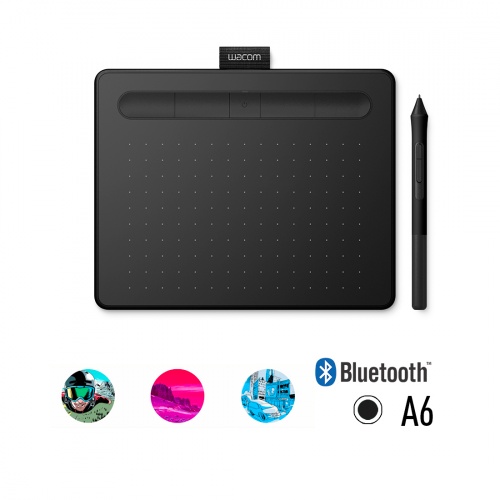 Графический планшет Wacom Intuos Small Bluetooth (CTL-4100WLK-N) Чёрный фото 2