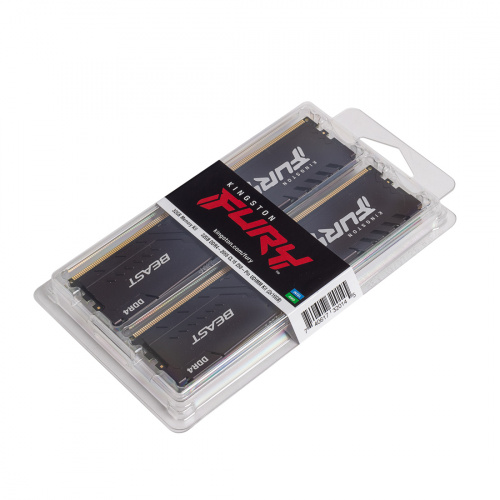 Комплект модулей памяти Kingston FURY Beast KF426C16BBK2/16 DDR4 16GB (Kit 2x8GB) 2666MHz фото 4
