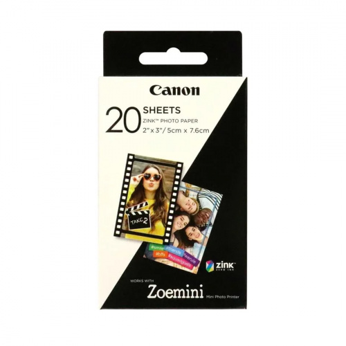 Фотобумага Canon ZINK PAPER ZP-2030 20 SHEETS EXP HB фото 2