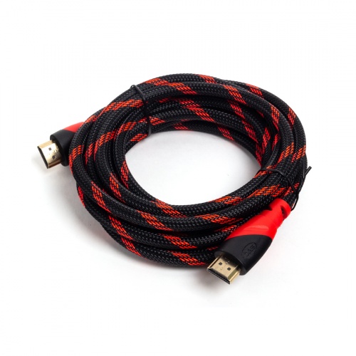 Интерфейсный кабель HDMI-HDMI SVC HR0300RD-P, 30В, Красный, Пол. пакет, 3 м фото 2