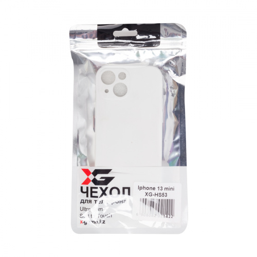 Чехол для телефона X-Game XG-HS53 для Iphone 13 mini Силиконовый Белый фото 4