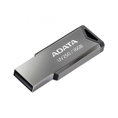 USB-накопитель ADATA AUV250-16G-RBK 16GB Серебристый фото 2