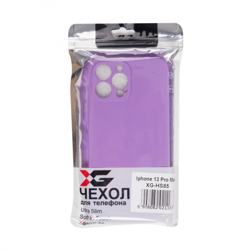 Чехол для телефона X-Game XG-HS85 для Iphone 13 Pro Max Силиконовый Фиолетовый фото 4