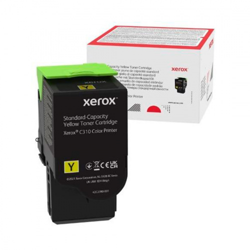 Тонер-картридж повышенной ёмкости Xerox 006R04371 (жёлтый) фото 2