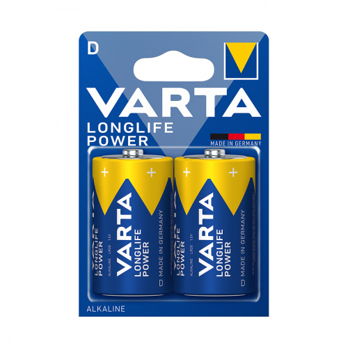 Батарейка VARTA High Energy Longlife Mono 1.5V - LR20/D (2 шт) в блистере фото 2