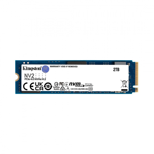 Твердотельный накопитель SSD Kingston NV2 SNV2S/2000G M.2 NVMe PCIe 4.0x4 фото 2