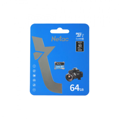 Карта памяти Netac NT02P500STN-064G-S 64GB фото 4