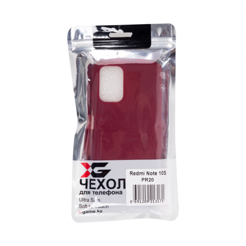 Чехол для телефона X-Game XG-PR20 для Redmi Note 10S TPU Бордовый фото 4