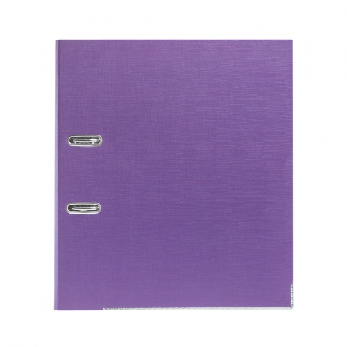 Папка-регистратор Deluxe с арочным механизмом, Office 3-PE1 (3" PURPLE), А4, 70 мм, фиолетовый фото 3