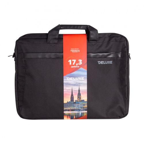 Сумка для ноутбука Deluxe Hamburg 17.3" (DLNB-401B-P17.3) фото 2