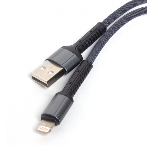 Интерфейсный кабель LDNIO Lightning LS64 Fast 2м Серый фото 2
