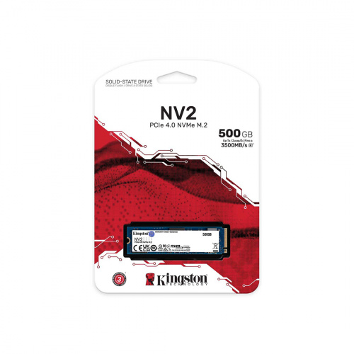 Твердотельный накопитель SSD Kingston NV2 SNV2S/500G M.2 NVMe PCIe 4.0x4 фото 3