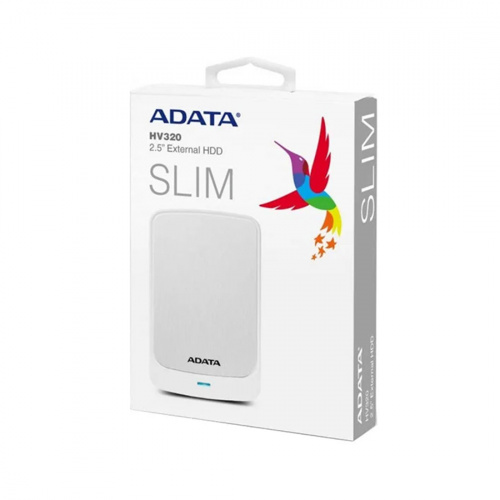 Внешний жёсткий диск ADATA 1TB 2.5" HV320 Белый фото 4