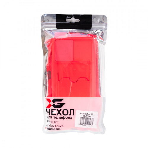 Чехол для телефона X-Game XG-S0721 для Redmi Note 10S Розовый Card Holder фото 4