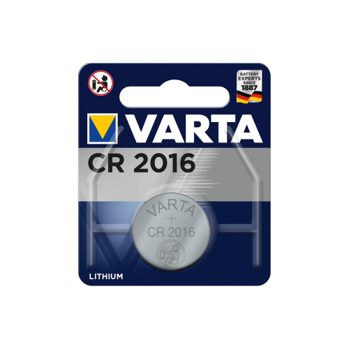 Батарейка VARTA Lithium CR2016 3V 1 шт. в блистере фото 3